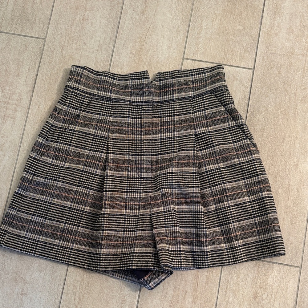 Rebecca Taylor Plaid Shorts